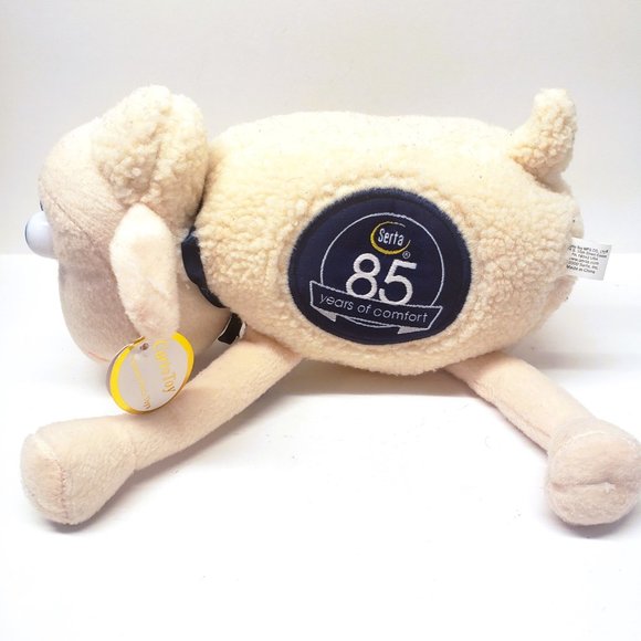 Serta Counting Sheep 8” Plush 85 Years of Comfort Advertising Stuffed 2000 - Picture 2 of 9
